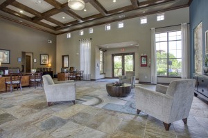 One Bedroom Apartments for Rent in San Antonio, TX - Clubhouse Lobby Area 